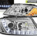 Přední světla, lampy VW Passat B5.5 3BG 00-05 Day light, LED blinkr, chromová