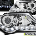 Přední světla, lampy VW Passat B6 3C 05-10 Day light chromové H7/H7