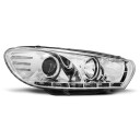 Přední světla, lampy VW Scirocco 08- Day light chromové H7/H1