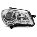 Přední světla, lampy VW Touran  06-10 Day light, chromová