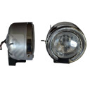 STTuning Halogenová přídavná lampa 12 V/35 W H3 s bílým LED kroužkem, homologace 2 ks - pohled z boku