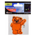 Přívěšek reflexní BEAR - oranžový