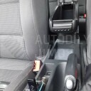 ProTec Loketní opěrka Audi A3 8P 03-13- černá kůže instalace ve vozidle zákazníka čelní pohled
