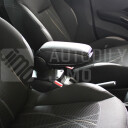 ProTec Loketní opěrka Peugeot 208 2012-2019 černá kůže instalovaná ve voze