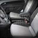 ProTec Loketní opěrka Škoda Citigo, VW Up, Seat MII černá kůže instalována ve vozidle