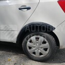 Sada plastové lemy a prahy Škoda Fabia 2 detailní pohled od zadního kola