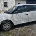 Sada plastové lemy a prahy Škoda Fabia 2 pohled od přední části