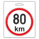 Samolepka omezená rychlost 80km/h (110mm) 