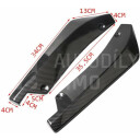 Universální Spoiler nárazníku / Splittery 345×350 mm – carbon - rozměry