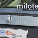 Spoiler Milotec - zadní, ABS černá metalíza, Škoda Rapid Limousine