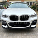 Spojler předního nárazníku BMW X3 G01 / X4 G02 LCI - čelní pohled