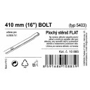 Stěrač FLAT BULK (BOLT) 16"/410mm