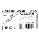 Stěrač FLAT BULK (CUBE16) 28"/710mm