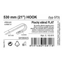 Stěrač FLAT BULK (HOOK) 21"/530mm