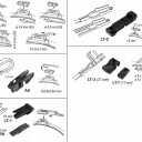 Stěrač FLAT MULTI 410mm s adaptéry