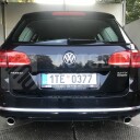 Koncovky výfuků Audi VW Škoda - průměr 76mm, nerez 2ks