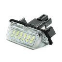 Superight LED osvětlení SPZ Toyota, homologace - detail lampičky