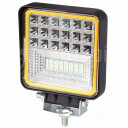 Superlight 126W 12V 24V Přídavné pracovní couvací světlo hranaté Cree diody