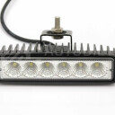 Superlight 18W CREE 12 / 24V přídavné pracovní světlo LED hranaté