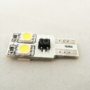 Superlight LED autožárovka T10 W5W 12V 4 Led diody SMD 5050 bílá 6500K CANBUS