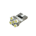 Superlight LED autožárovka T10 W5W 12V 5 Led diod SMD 3528 bílá 6500K CANBUS