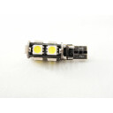 Superlight LED autožárovka T10 W5W 12V 9 Led diod SMD 5050 bílá 6500K CANBUS