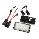 Superlight LED osvětlení SPZ Seat, homologace - obsah balení