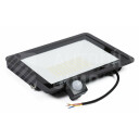 Superlight LED reflektor černý 100W s čidlem pohybu a soumraku  IP66 9500 lm 220V