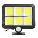 Superlight LED Solární světlo se snímačem pohybu s modulárním solárním panelem IP65