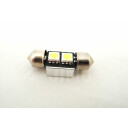 Superlight LED žárovka sufit 12V 32mm 2 led diody SMD 5050 CANBUS bílá 6500K