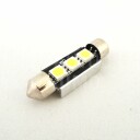 Superlight LED žárovka sufit 12V 36mm 3led diody SMD 5050 CAN-BUS bílá 6500K