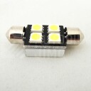 Superlight LED žárovka sufit 12V 36mm 4 led diody SMD 5050 CAN-BUS bílá 6500K