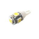 Superlight LED žárovka T10 W5W 12V 5led diod SMD 5050 bílá