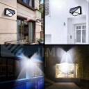 Superlight solární světlo se snímačem pohybu 100LED solární lampa IP65 