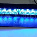 Superlight Stroboskopy LED maják na přední sklo - modrý