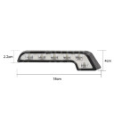 Superlight Světla pro denní svícení, RL 6LED diody, 400lm, zahnuté - homologace