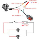 Superlight U5 Přídavné světlo na motorku LED čočkové stříbrné