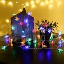SweetHome LED vánoční osvětlení sněhové vločky 10m 100LED vícebarevné 8 režimů