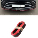 Univerzální přední spoiler / lip splitter – černý s červeným pruhem 250 cm