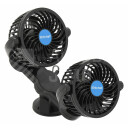 Ventilátor MITCHELL DUO 2x108mm 12V na přísavku