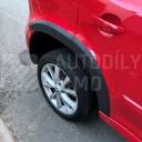 Plastové lemy blatniku Škoda Yeti 2009-2017 sada 4ks pravý zadní lem shora