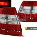 Zadní světla, lampy Audi A4 B5 94-00 sedan, LED, bílo-červené