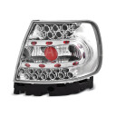 Zadní světla, lampy Audi A4 B5 94-00 sedan, LED, chromové