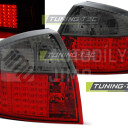 Zadní světla, lampy Audi A4 B6 00-04 sedan, LED, červeno-kouřové