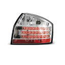 Zadní světla, lampy Audi A4 B6 00-04 sedan, LED, chromové