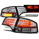 Zadní světla, lampy Audi A4 B7 04-08 sedan, LED, chromové