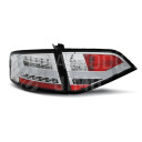 Zadní světla, lampy Audi A4 B8 08-11 sedan, LED, chromové