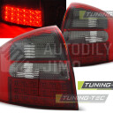 Zadní světla, lampy Audi A6 C5 97-04 sedan, LED, červeno-kouřové