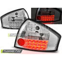 Zadní světla, lampy Audi A6 C5 97-04 sedan, LED, chromové