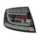 Zadní světla, lampy Audi A6 C6 04-08, LED, černé 7 pin